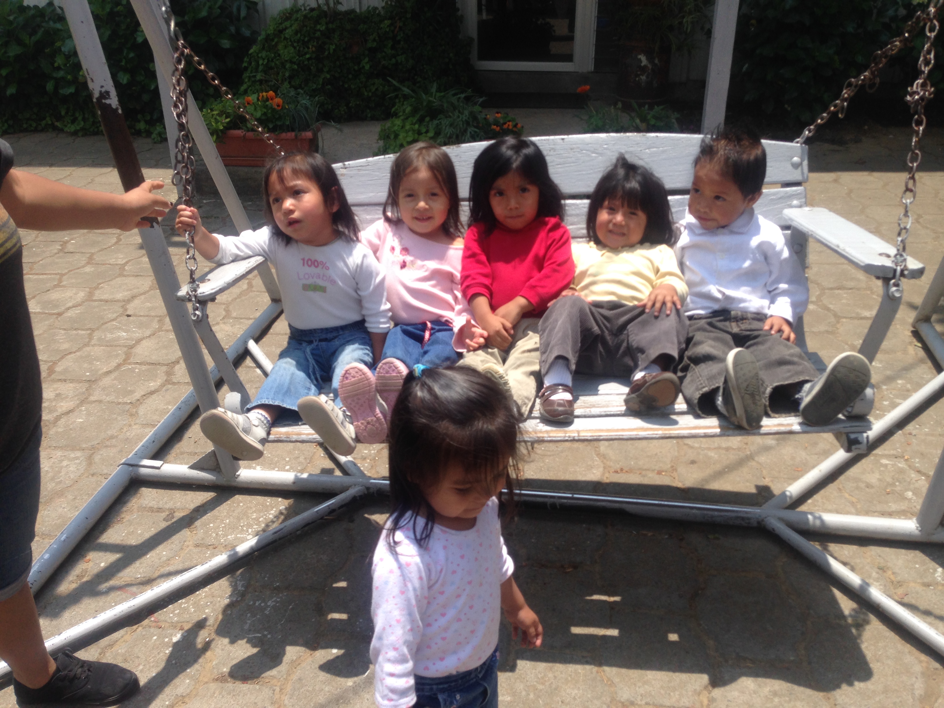 Babies on swing 021