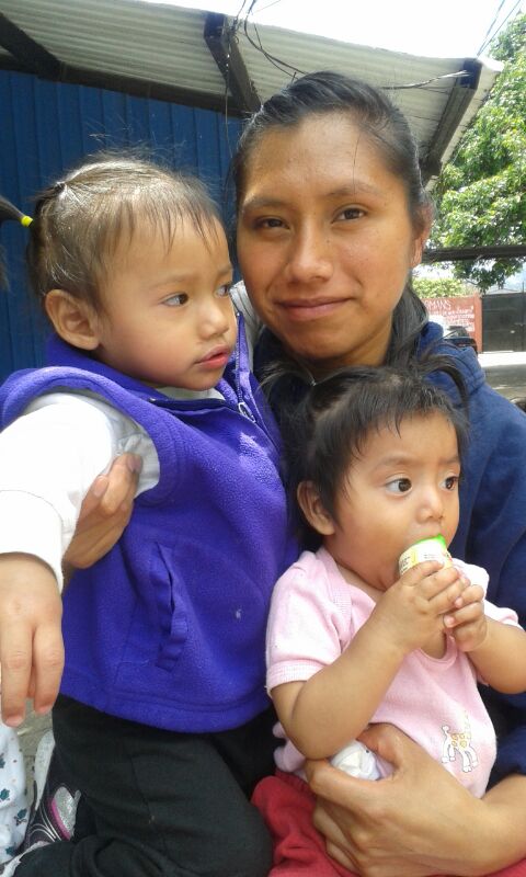 Blanca is one of our most faithful worker with the babies.