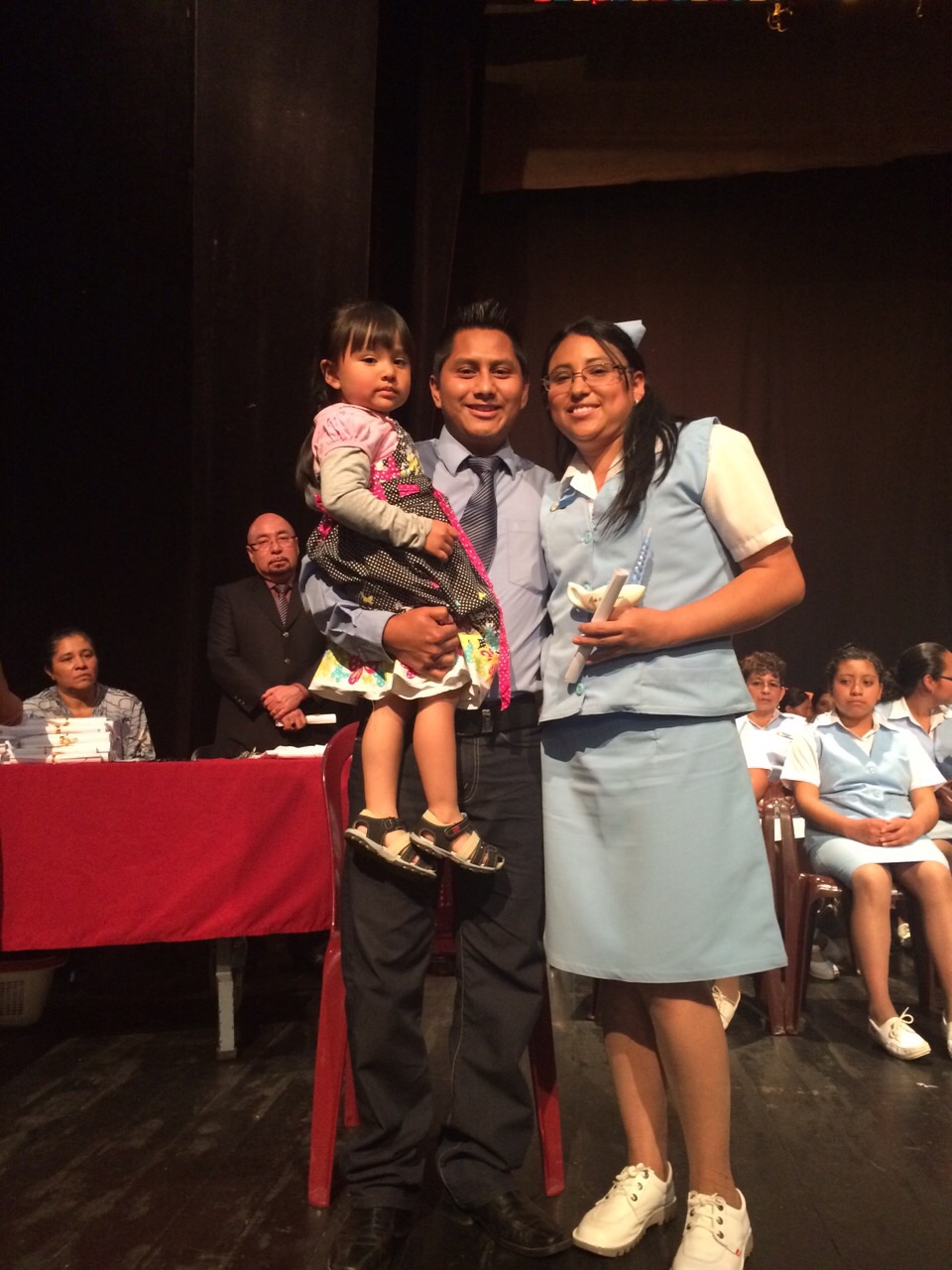 Ezdras and daughter Deboraah are proud of "Mami" Candida