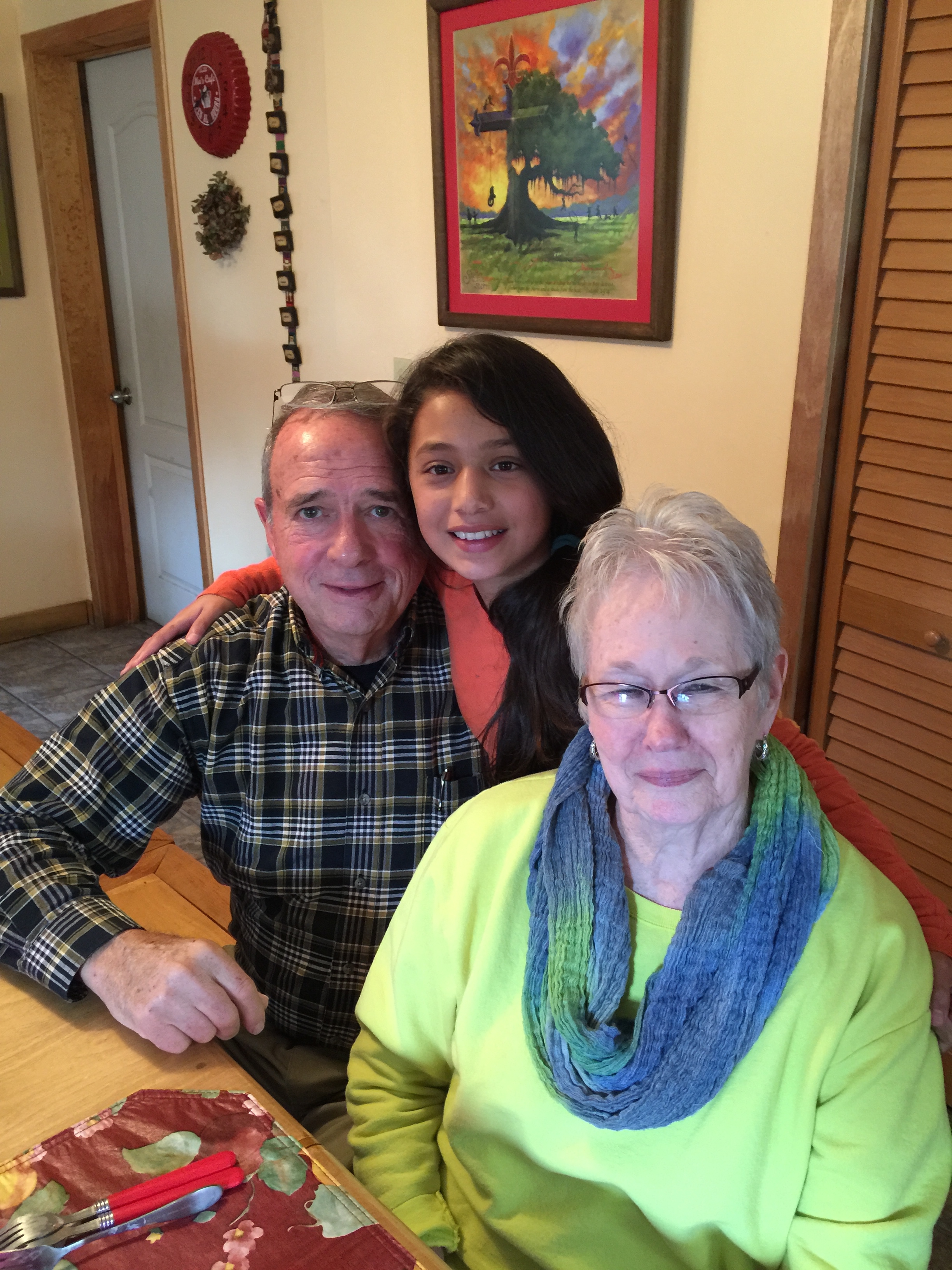 Our last Sunday lunch with Larry and Sue for a few months.