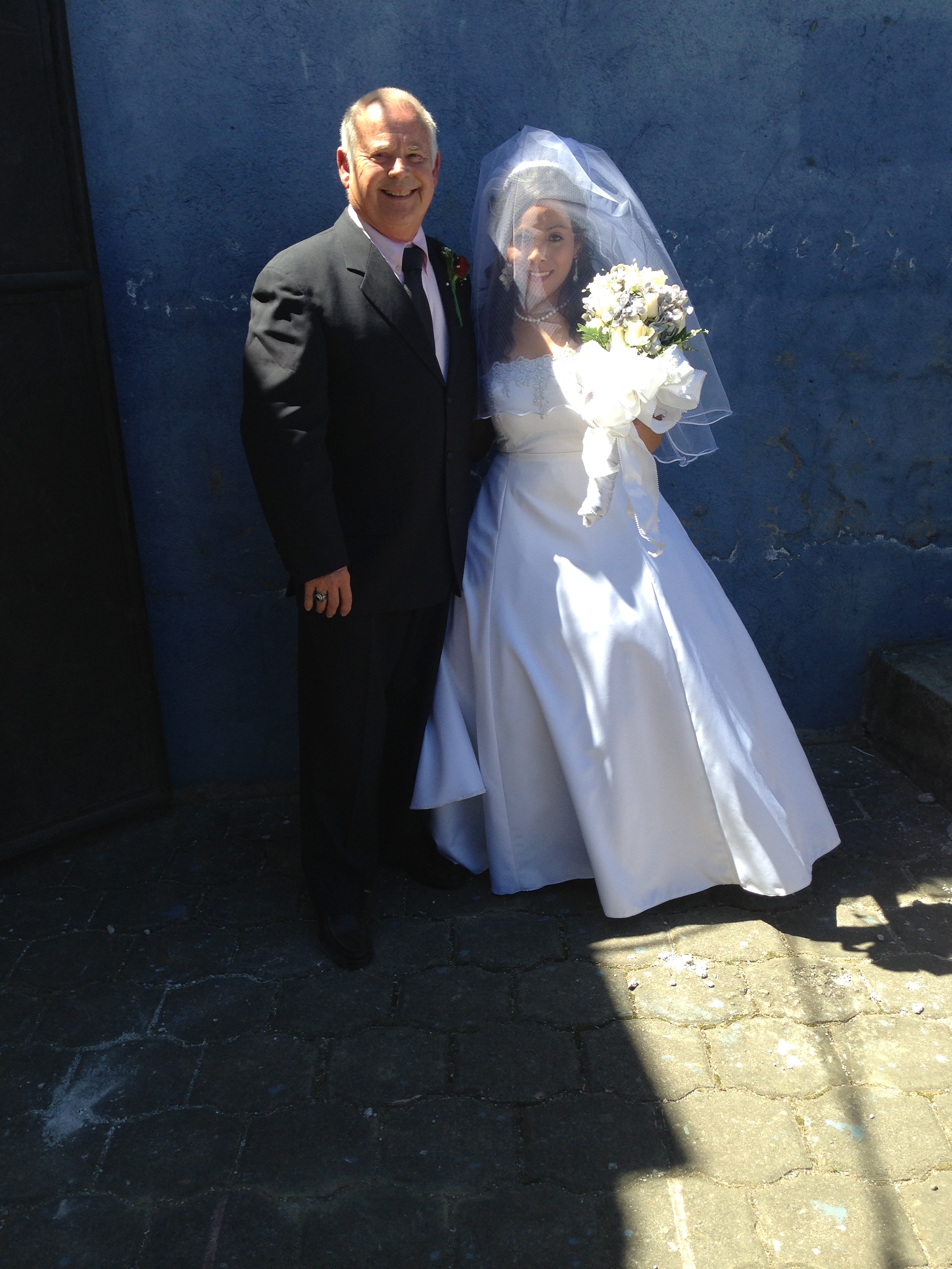 Mariela and me before the wedding
